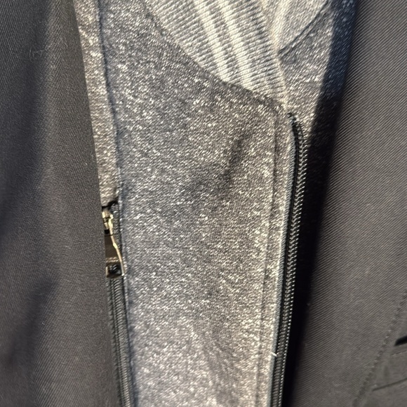 NWOT Banana Republic Black Sport Coat with Gray Zip Out Sport Jacket Panels - Picture 4 of 10